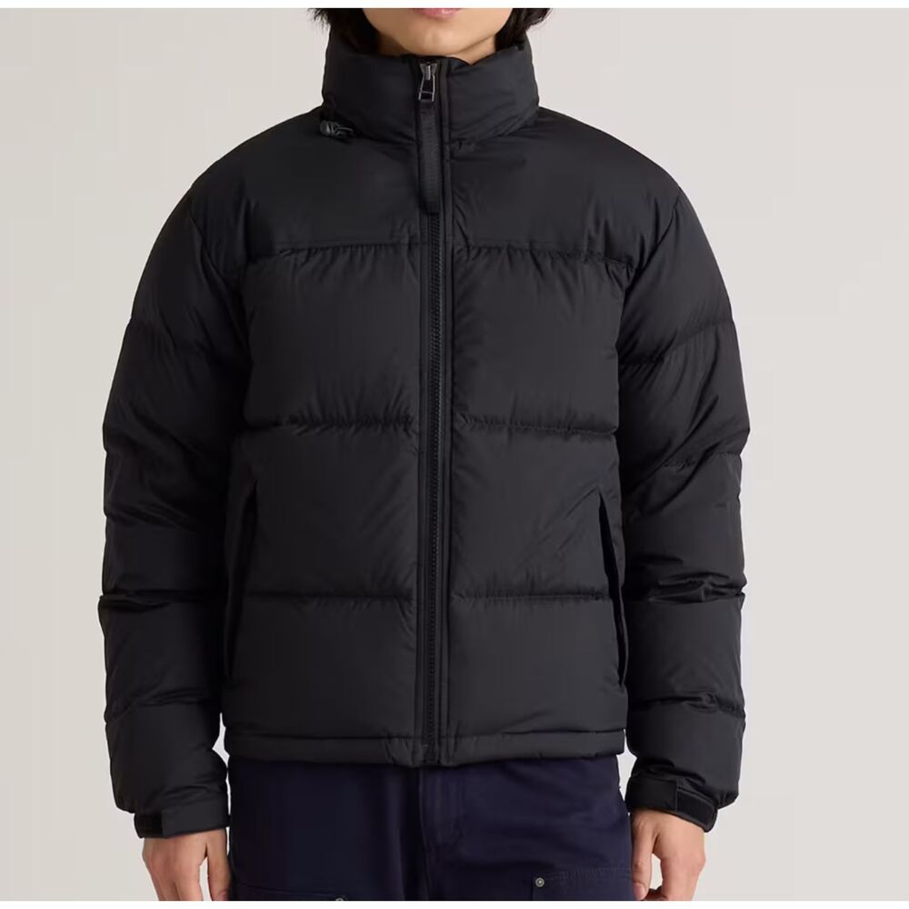 Quince Responsible Down Black Men's Quilted Puffer Jacket S msrp $175
